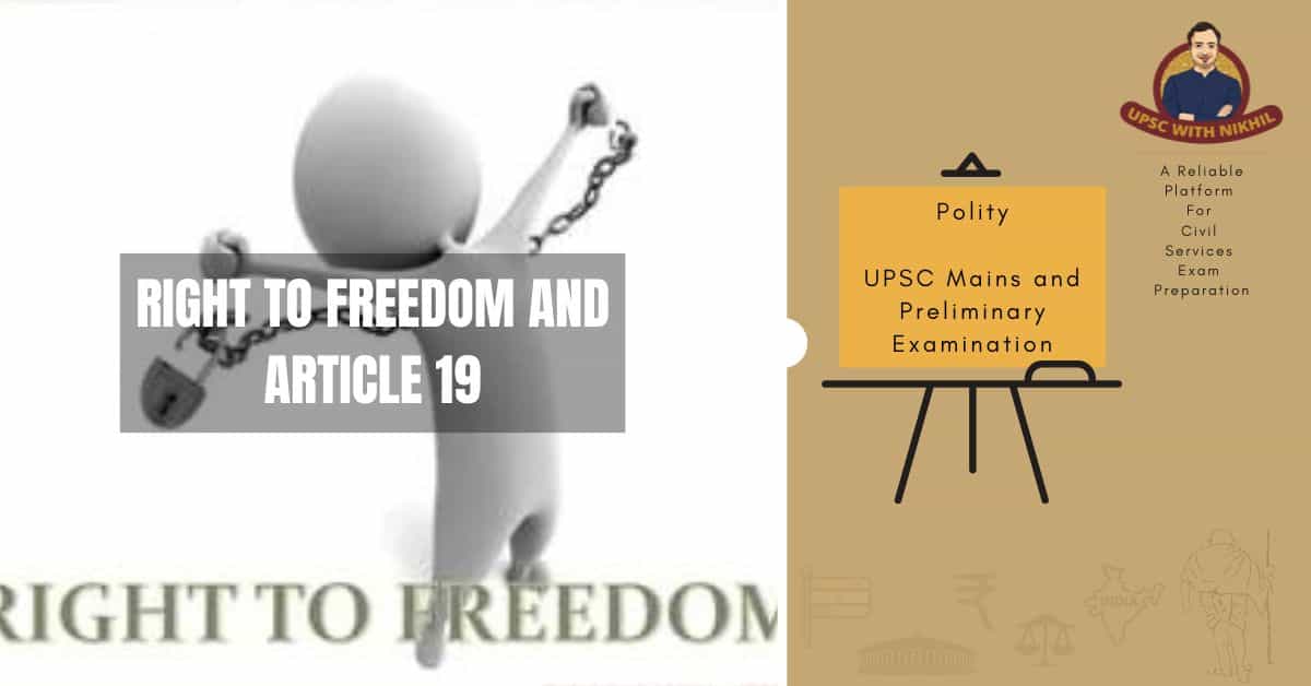 Right To Freedom And Article 1