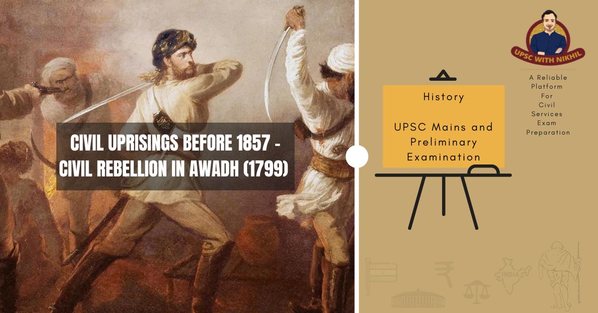 Civil Uprisings before 1857 - 