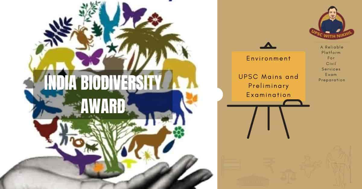 India Biodiversity Award