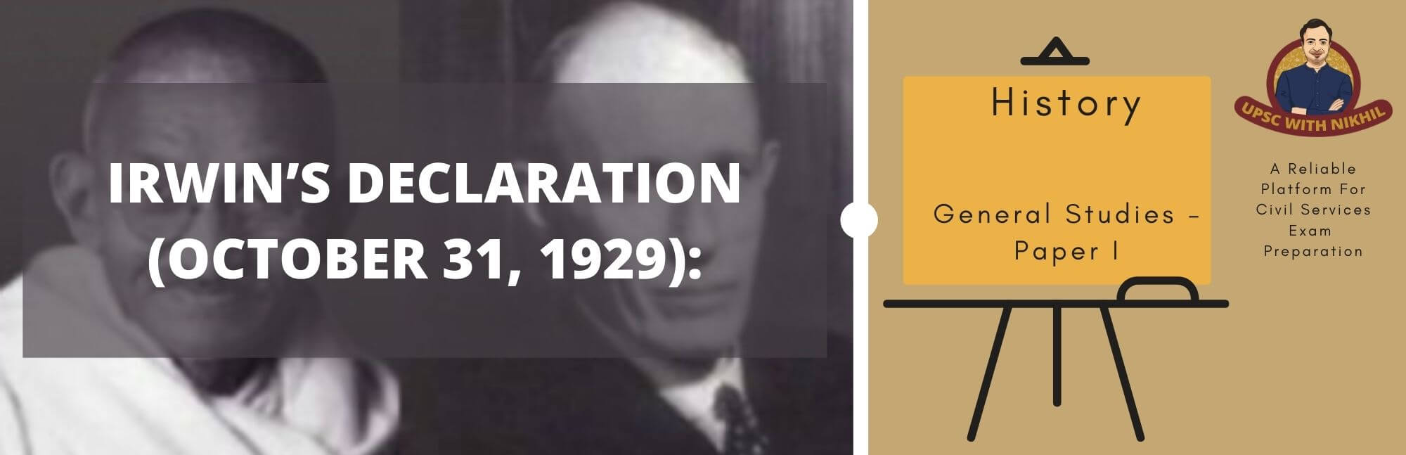 Irwin’s Declaration (October