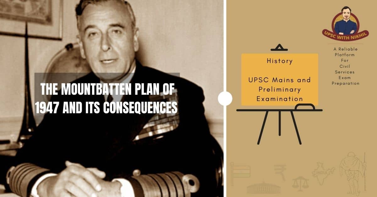 The Mountbatten Plan of 1947 A