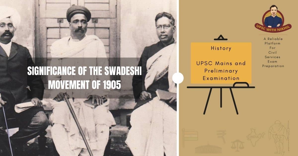 Significance Of The Swadeshi M
