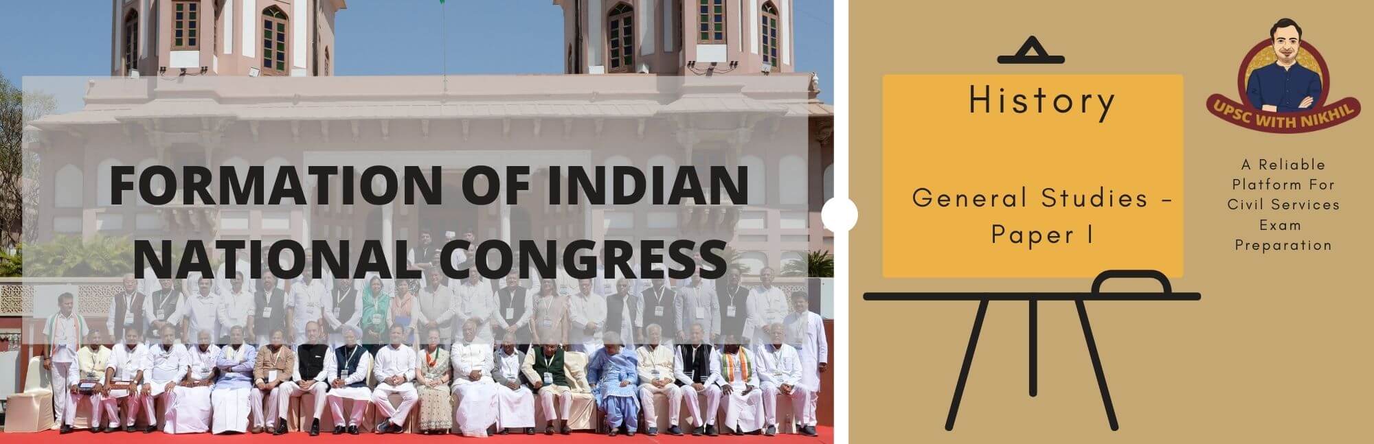 Formation of Indian National C