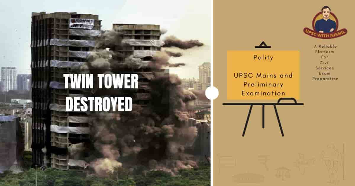 Twin Tower Destroyed