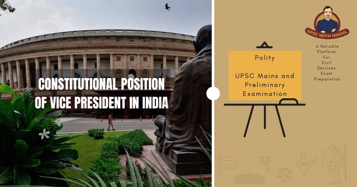 Constitutional Position of Vic