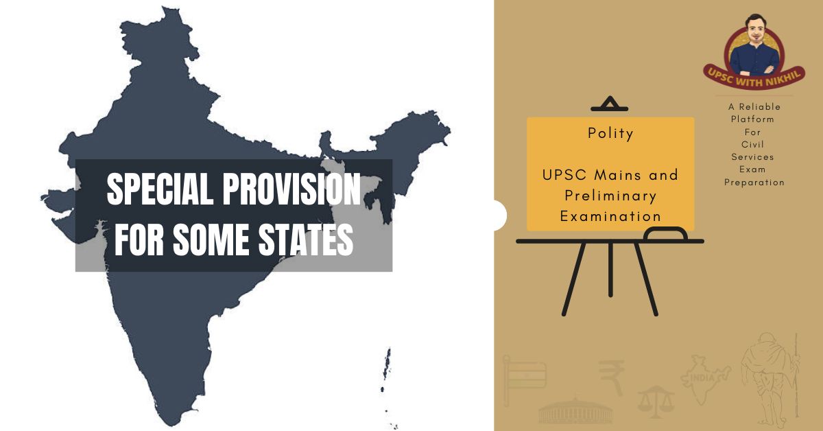 Special Provision For Some Sta