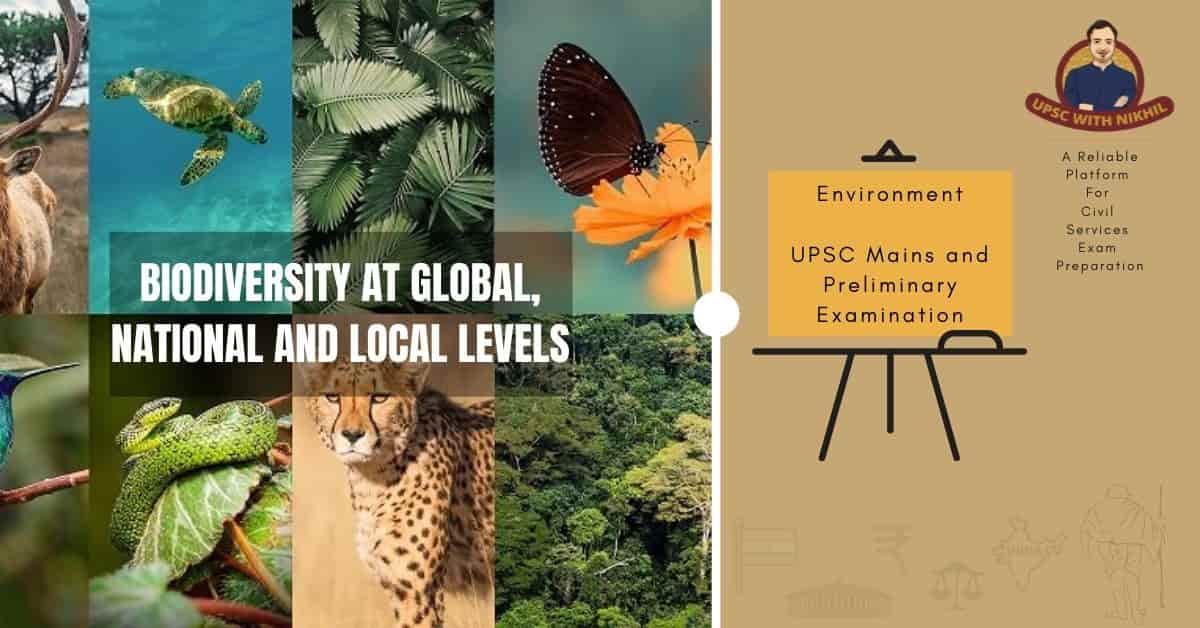 Biodiversity At Global, National And Local Levels