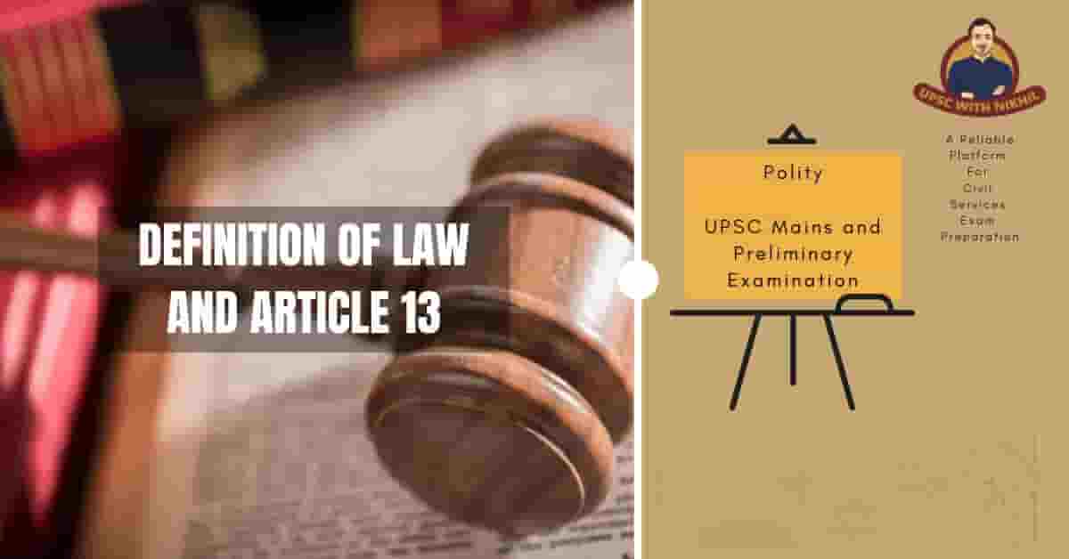 Definition of Law And Article 