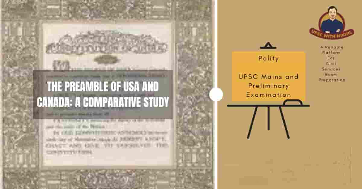 The Preamble of USA And Canada