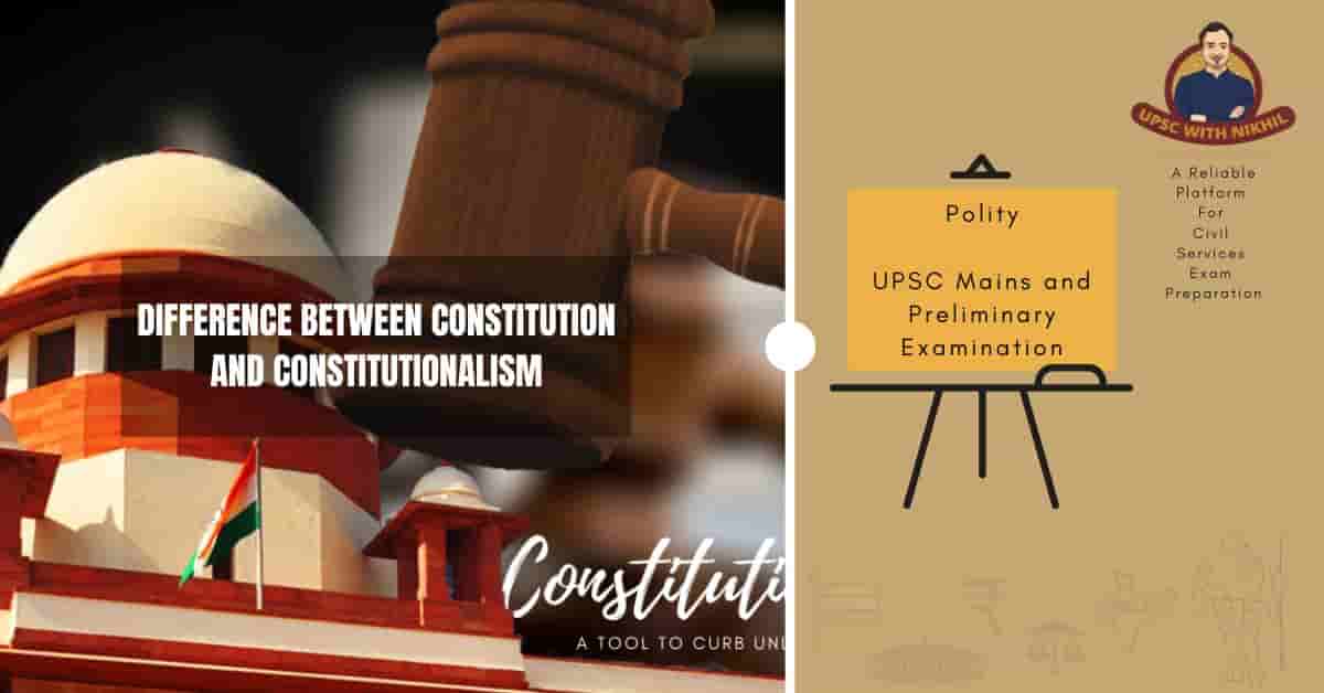 Difference Between Constitutio