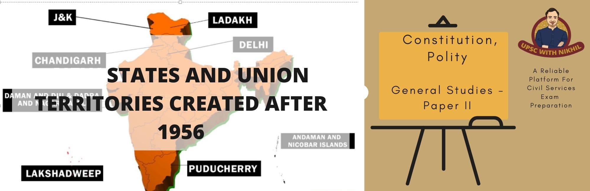 New States And Union Territori