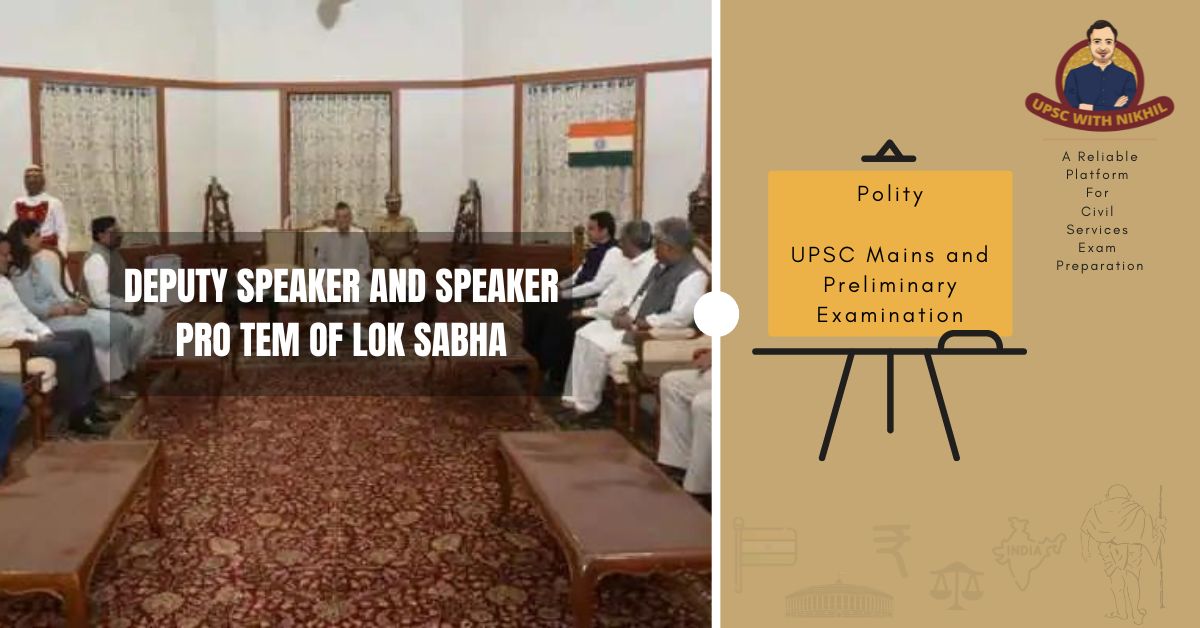 Deputy Speaker And Speaker Pro