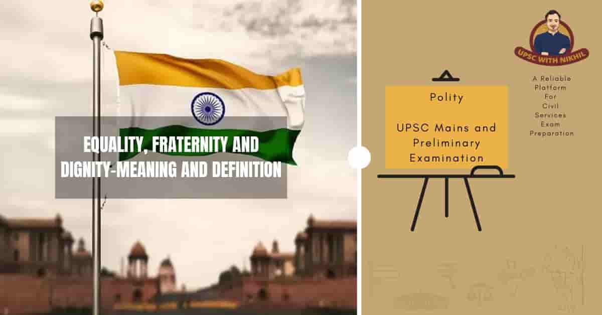 Equality, Fraternity And Digni