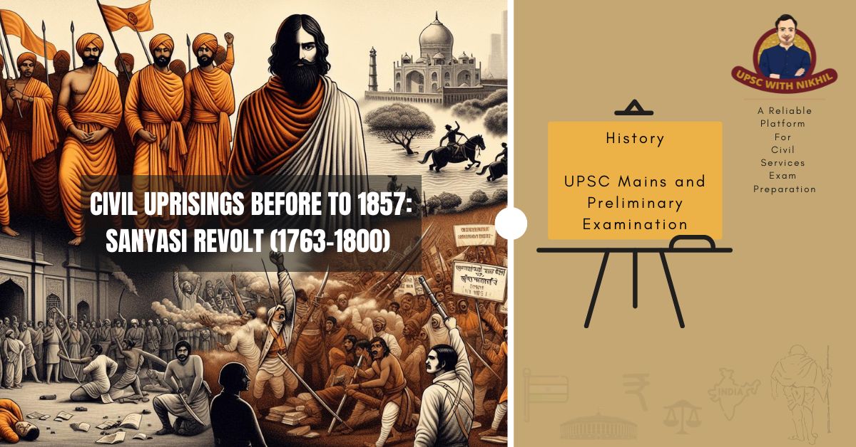 Civil Uprisings Before To 1857