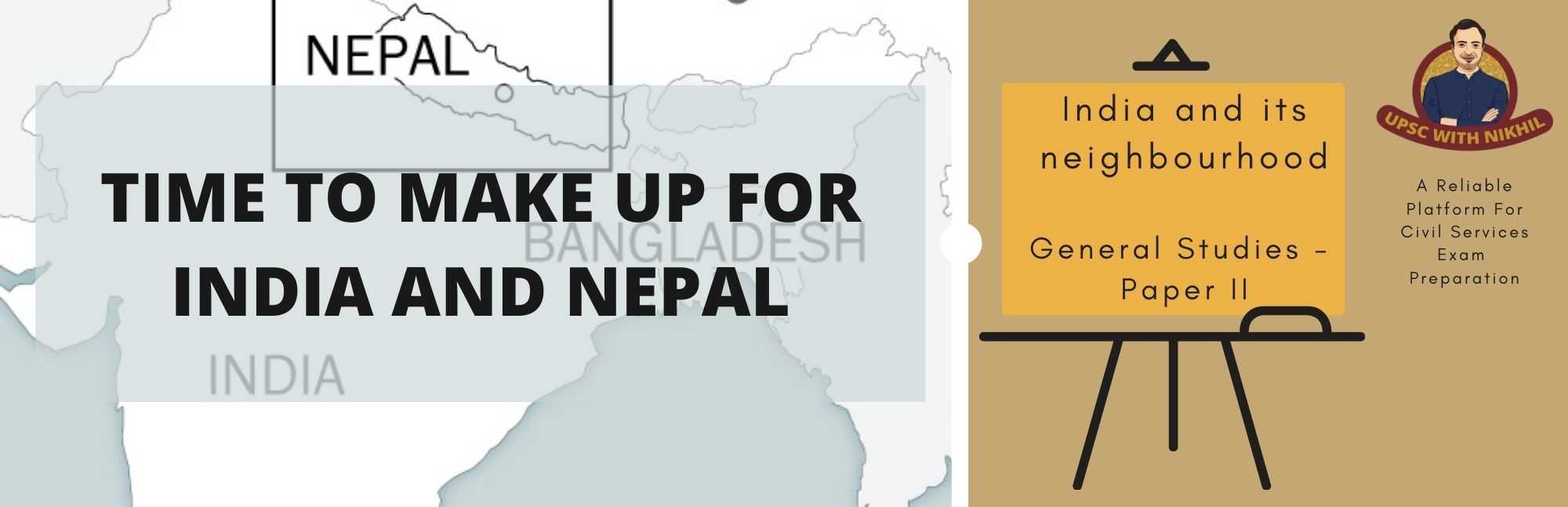 Time to Make Up for India and 