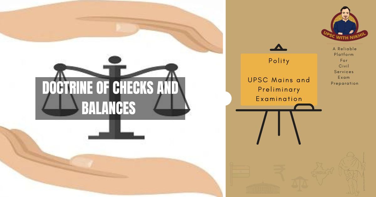 Doctrine of Checks And Balance