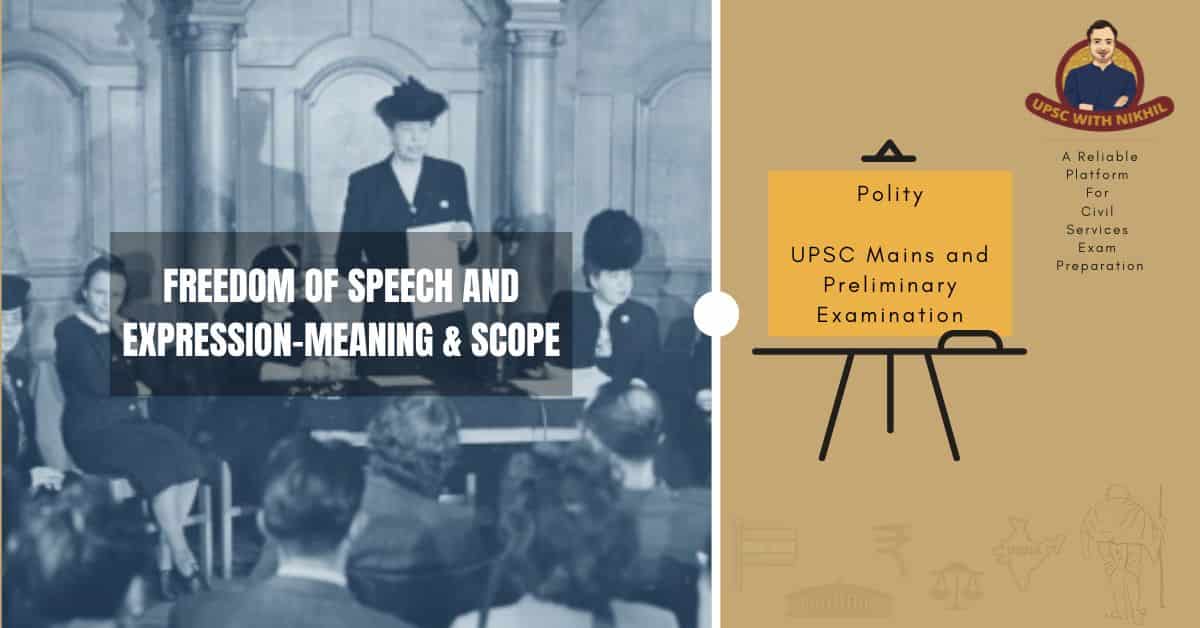 Freedom of Speech And Expressi